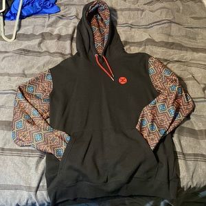HOOey black Aztec Hoodie